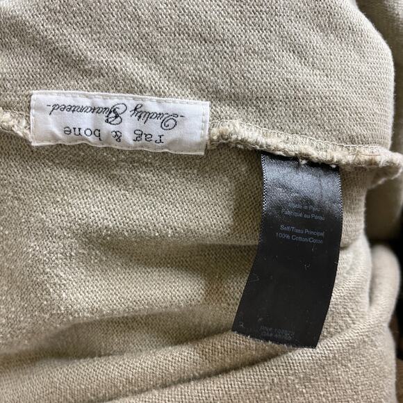 Men's Large Rag & Bone Tan Beige Cotton Jogger Sweatpants - Picture 5 of 5